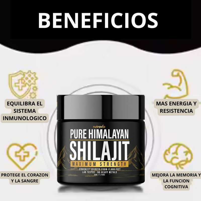 SHILAJIT HIMALAYA®-Suplemento Vegano