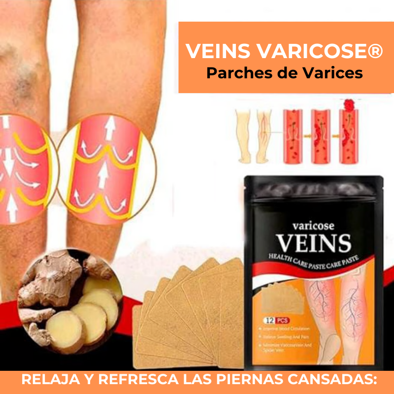 VEINS VARICOSE®-Parches de Varices.